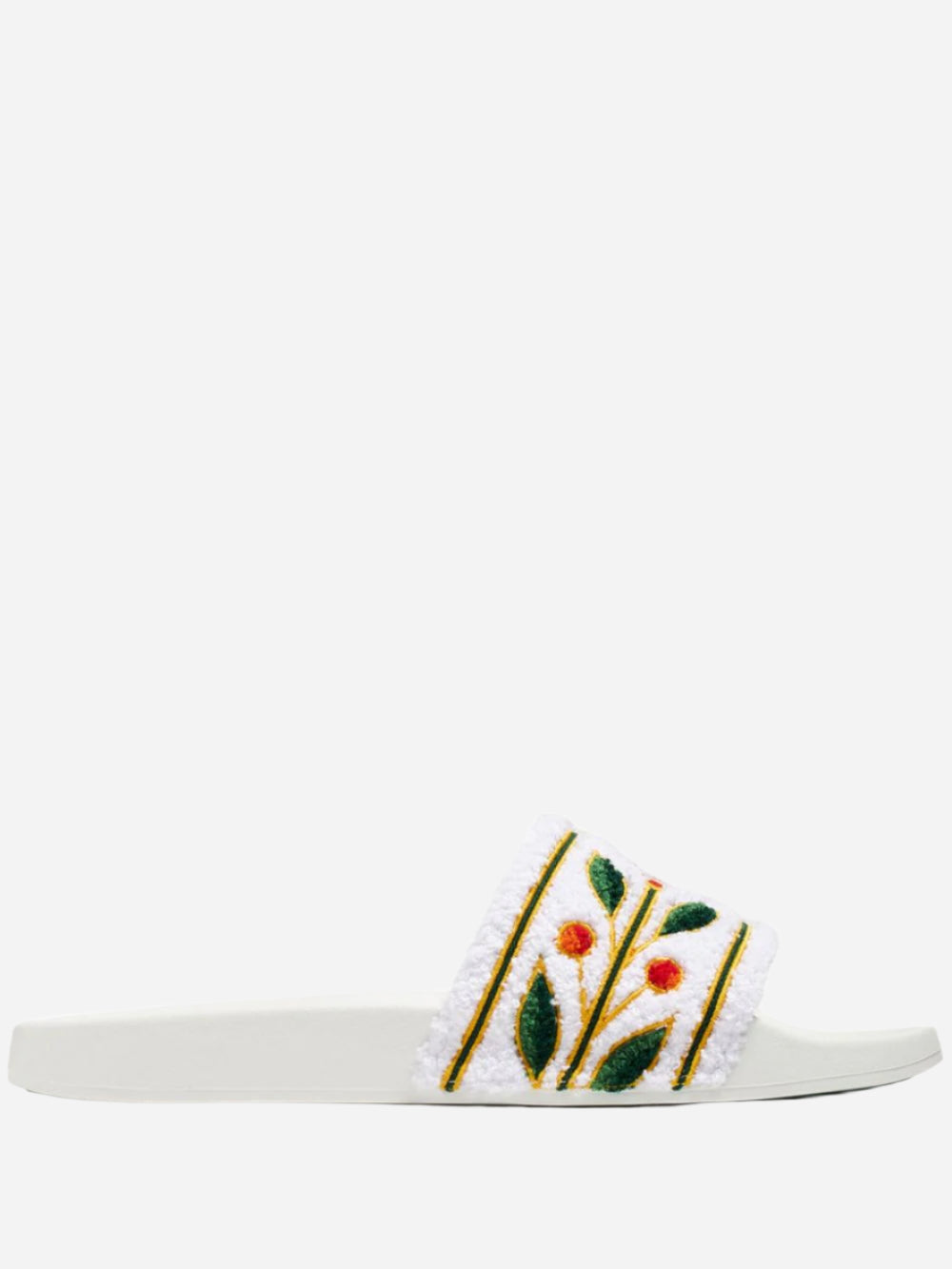 Casablanca embroidered terry slides