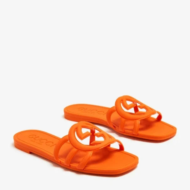 Women's Interlocking G slide sandal