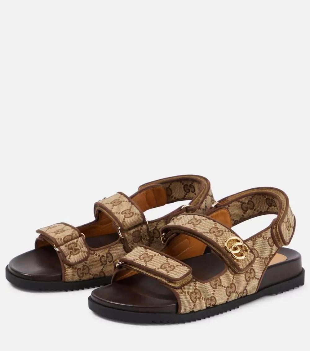 Women's sandal with Double G