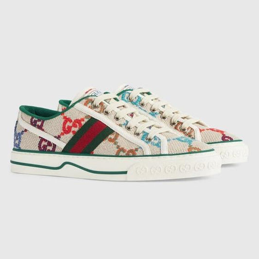 Gucci Tennis 1977 GG White Multicolor low top sneaker